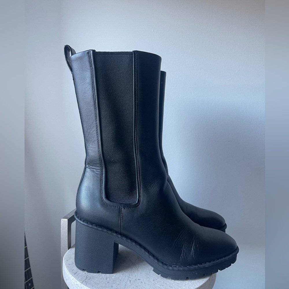 Vince Leather Booties - Waterproof